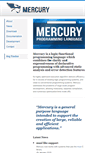 Mobile Screenshot of mercurylang.org